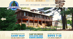 Desktop Screenshot of campwildwood.com